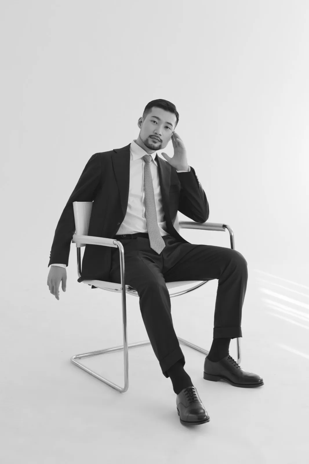 Portrait with flower